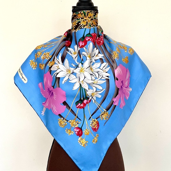Salvatore Ferragamo Silk Scarf - Picture 3 of 15